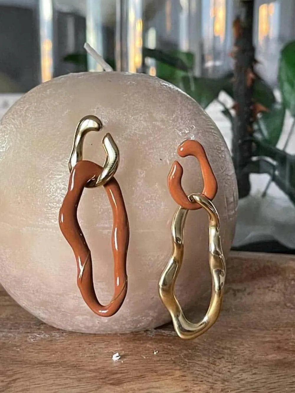 Flash Sale Boucles D'Oreille Marron Doris Femmes Boucles D'Oreille & Earcuff
