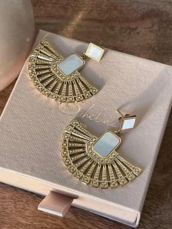 New Boucles D'Oreille Nacre Sandy Femmes Boucles D'Oreille & Earcuff