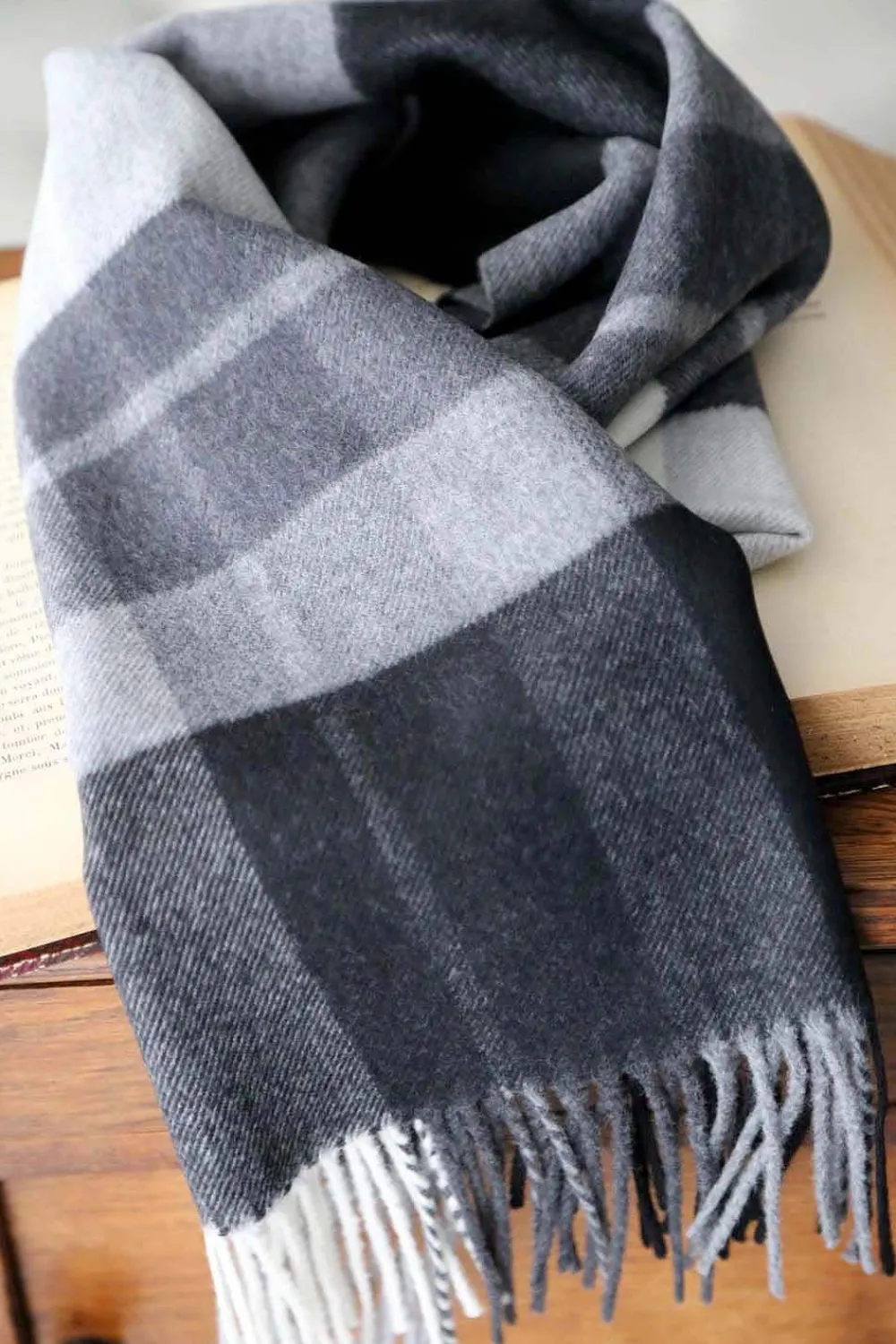 Flash Sale Echarpe Gris Navid Homme Echarpe
