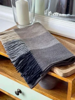 Best Echarpe Marron Taupe Kendall Homme Echarpe