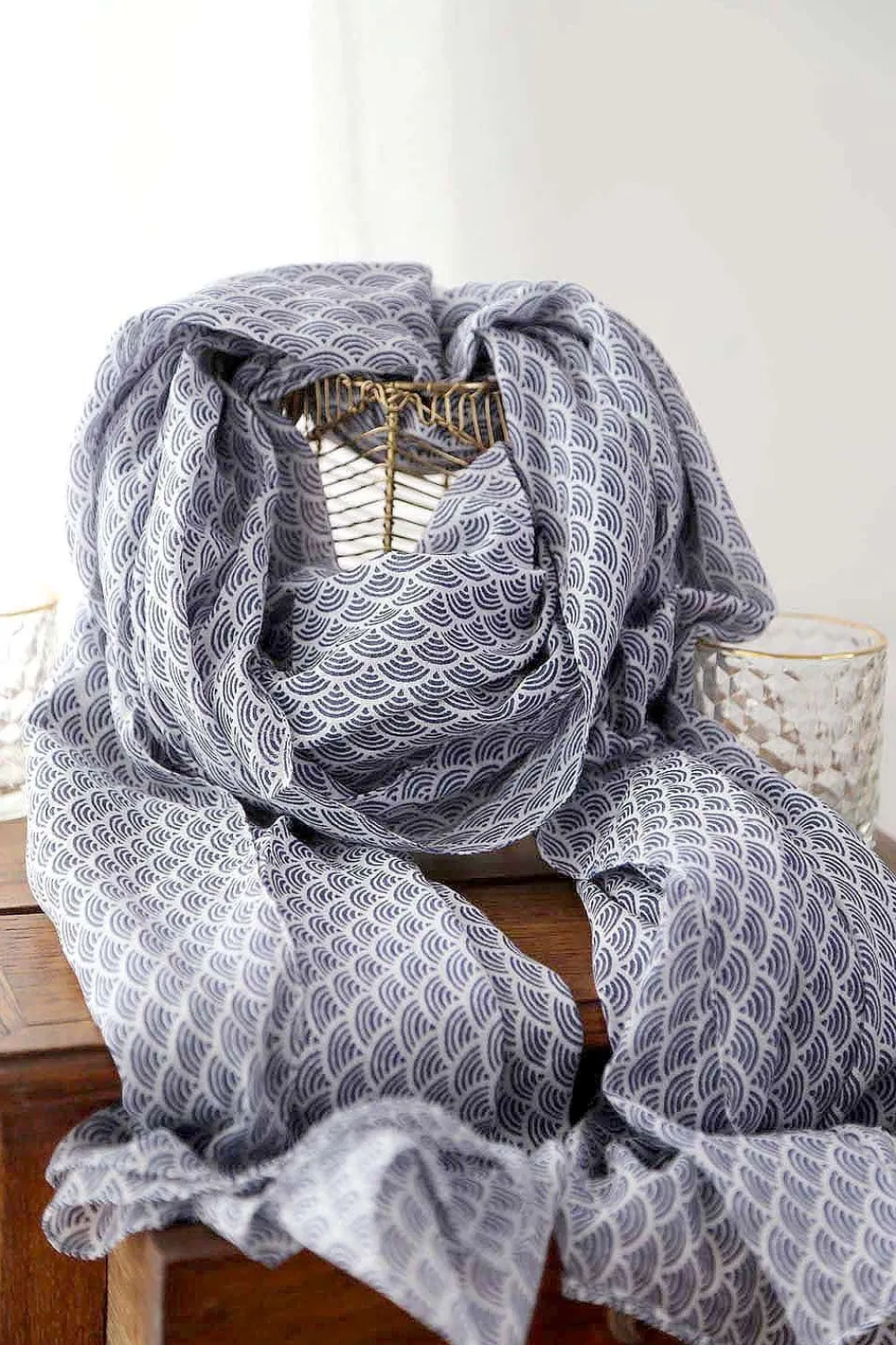 New Foulard Homme Bleu Sawyer Homme Foulard & Chèche Homme