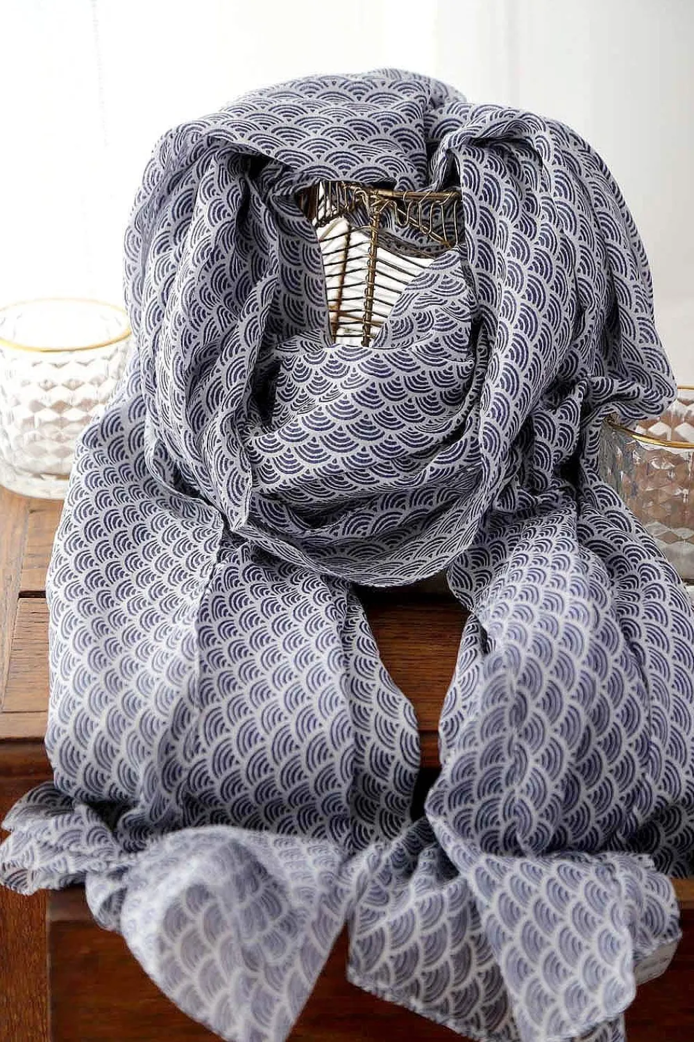 New Foulard Homme Bleu Sawyer Homme Foulard & Chèche Homme
