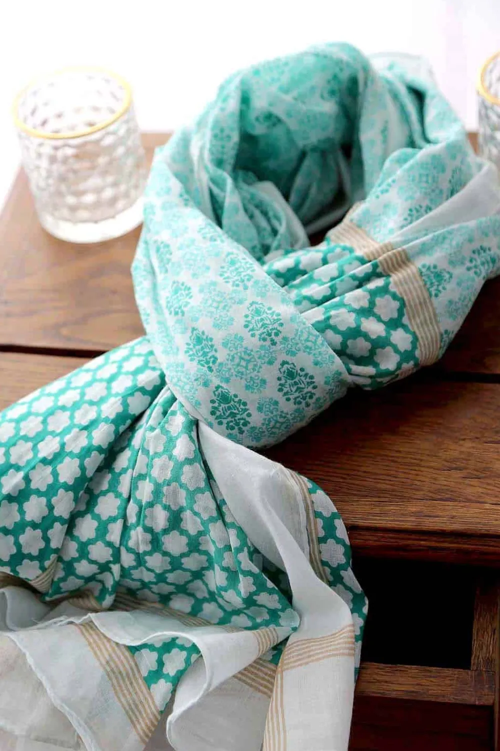 Store Foulard Homme Bleu Turquoise Bradley Homme Foulard & Chèche Homme