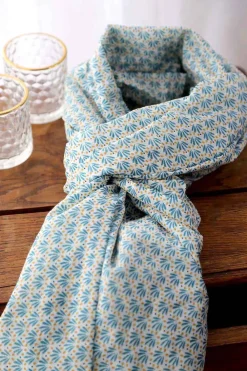Store Foulard Homme Bleu Turquoise Brooklyn Homme Foulard & Chèche Homme