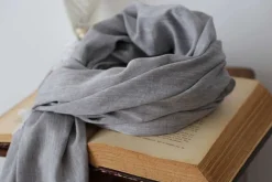 Fashion Foulard Homme Gris Clair Louis Homme Foulard & Chèche Homme