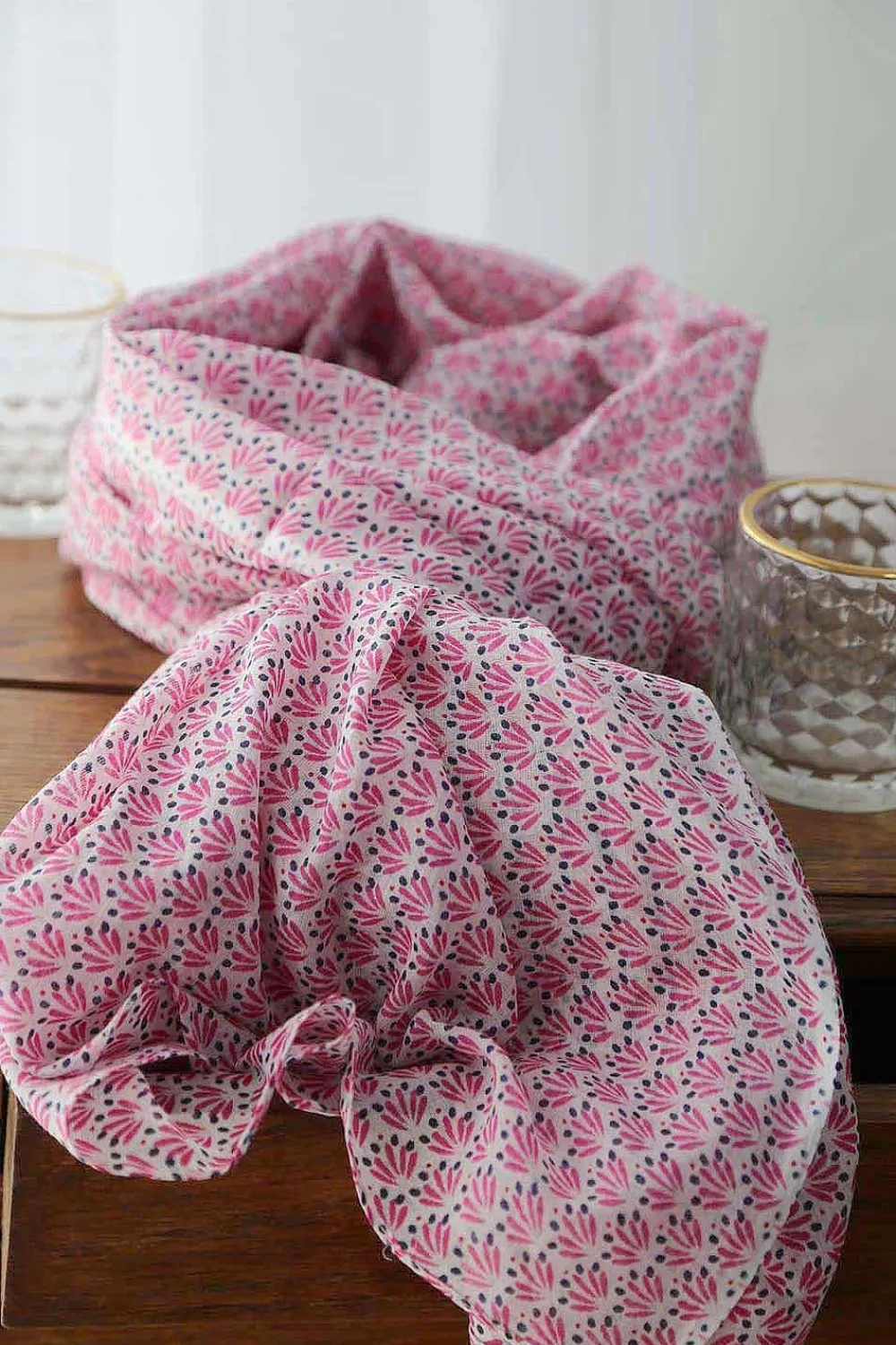 Clearance Foulard Homme Rose Fushia Brooklyn Homme Foulard & Chèche Homme