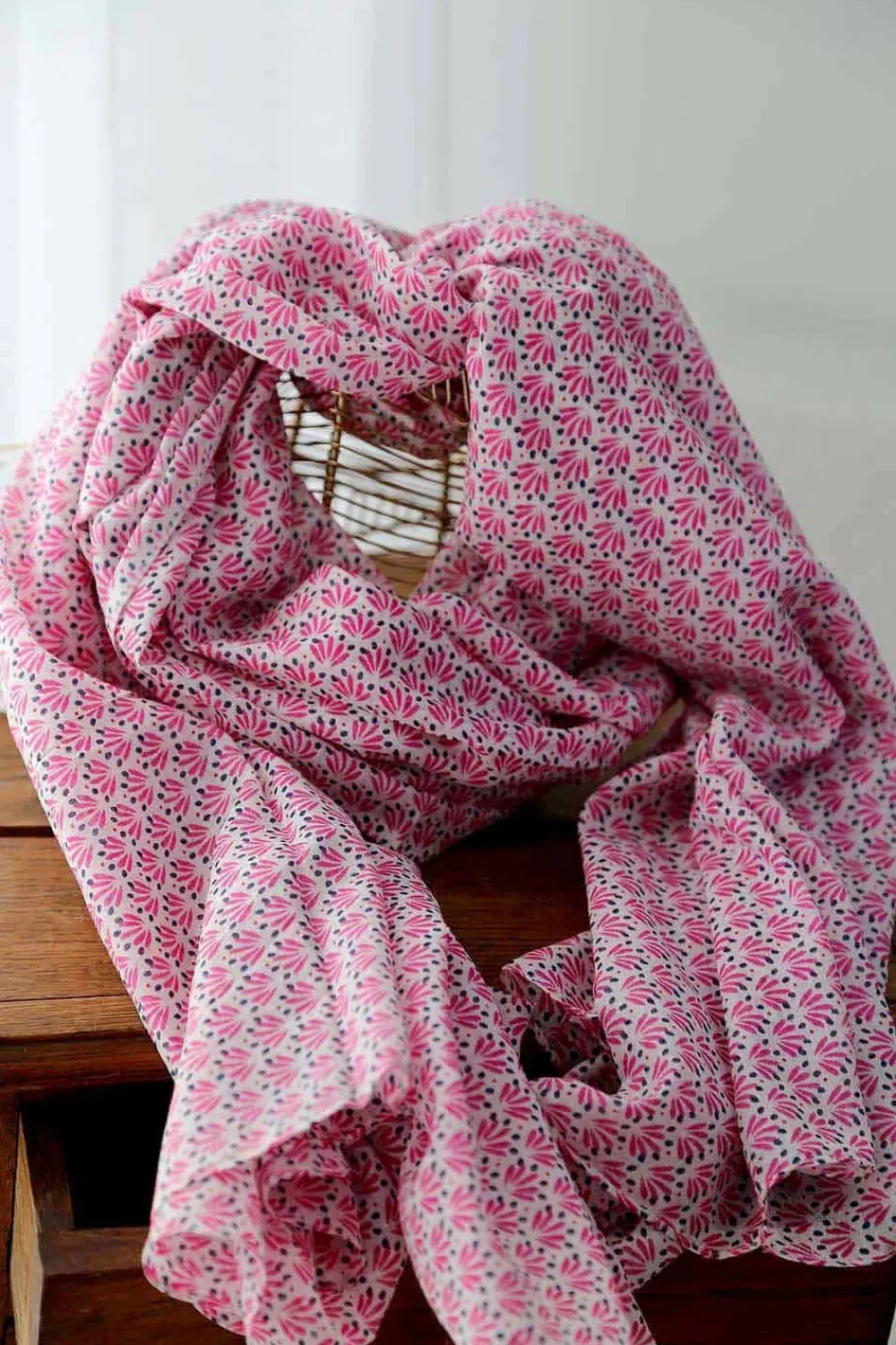 Clearance Foulard Homme Rose Fushia Brooklyn Homme Foulard & Chèche Homme