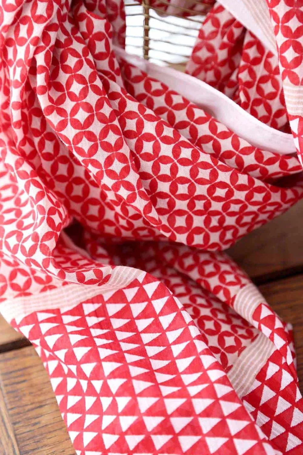 Outlet Foulard Rouge Kenta Homme Foulard & Chèche Homme