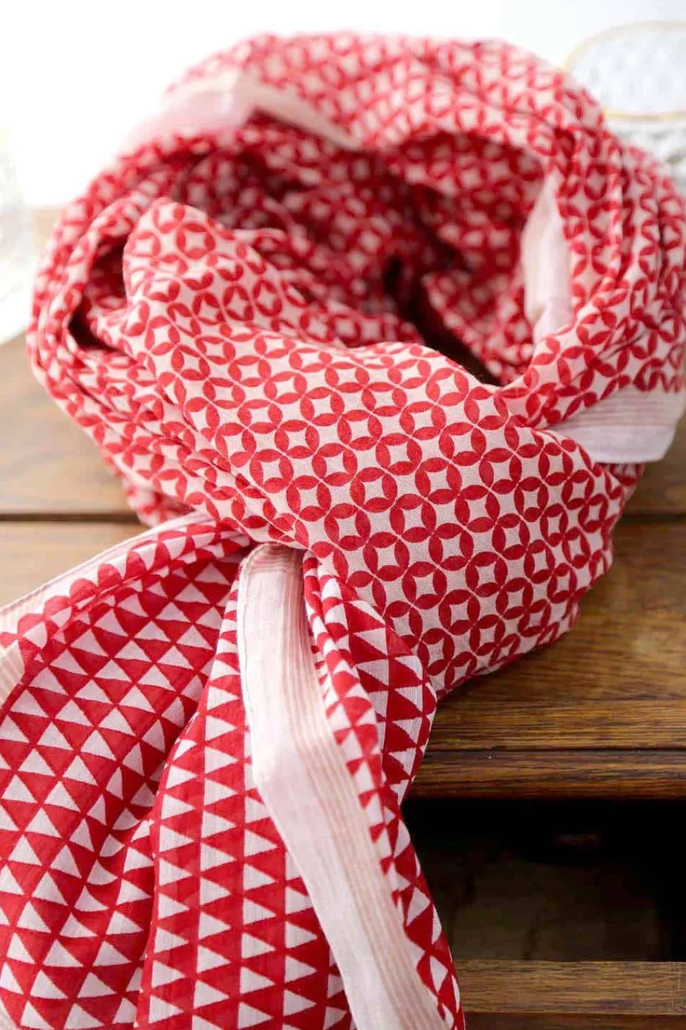 Outlet Foulard Rouge Kenta Homme Foulard & Chèche Homme