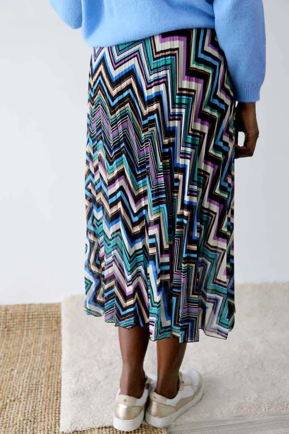 Shop Jupe Plissee Violet Ziguy Femmes Jupe
