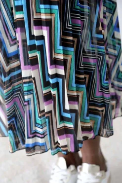 Shop Jupe Plissee Violet Ziguy Femmes Jupe