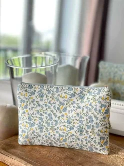 Online Pochette A Message Bleu Zyme Femmes Pochette & Trousse