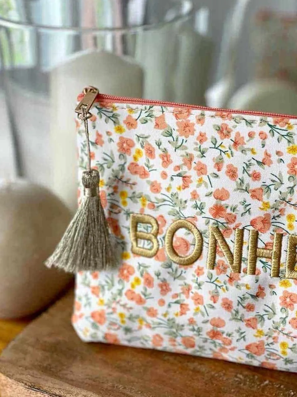 New Pochette A Message Orange Shanty Femmes Pochette & Trousse