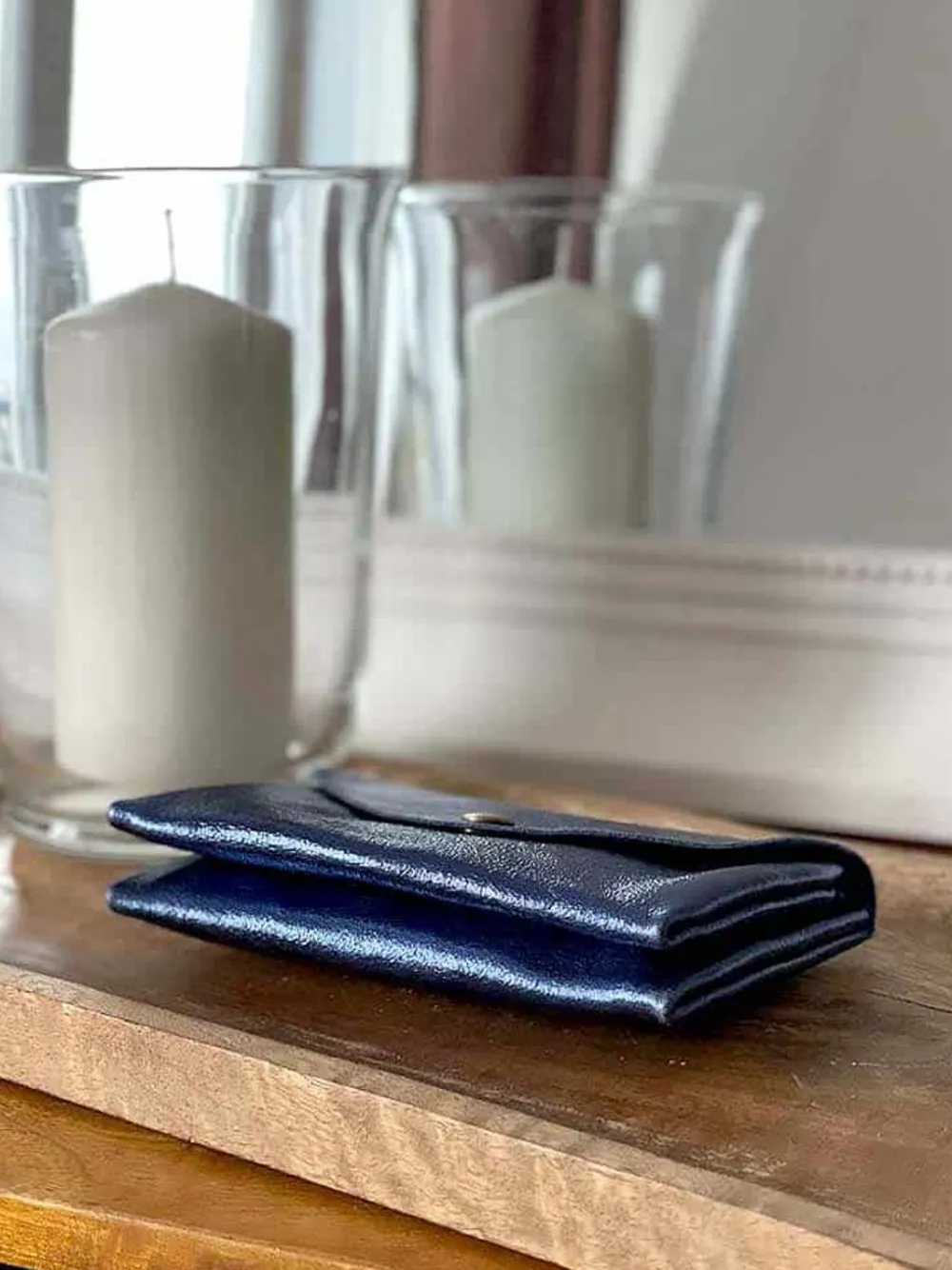 Cheap Porte-Cartes Bleu Efyra Femmes Porte-Cartes