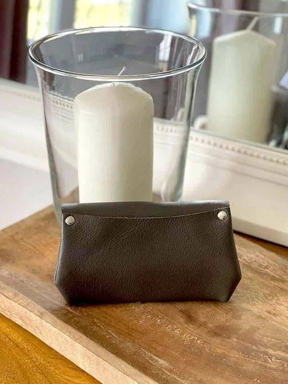 New Porte-Cartes Gris Anthracite Avery Femmes Porte-Cartes