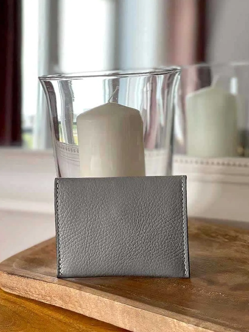 New Porte-Cartes Gris Storm Femmes Porte-Cartes