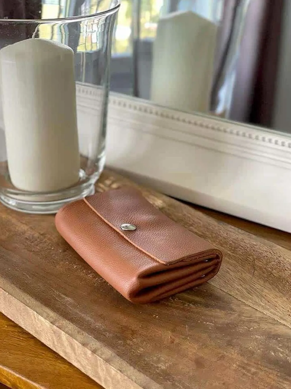 Store Porte-Cartes Marron Noisette Avery Femmes Porte-Cartes