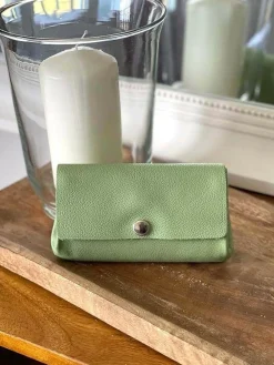 Discount Porte-Cartes Vert Amande Avery Femmes Porte-Cartes