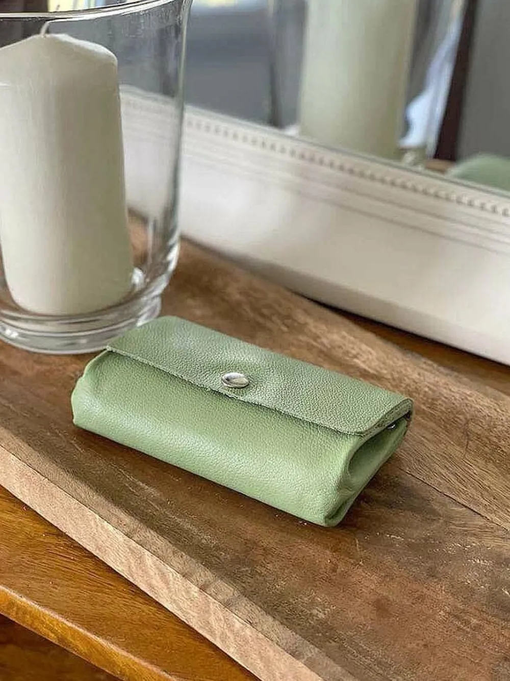Discount Porte-Cartes Vert Amande Avery Femmes Porte-Cartes