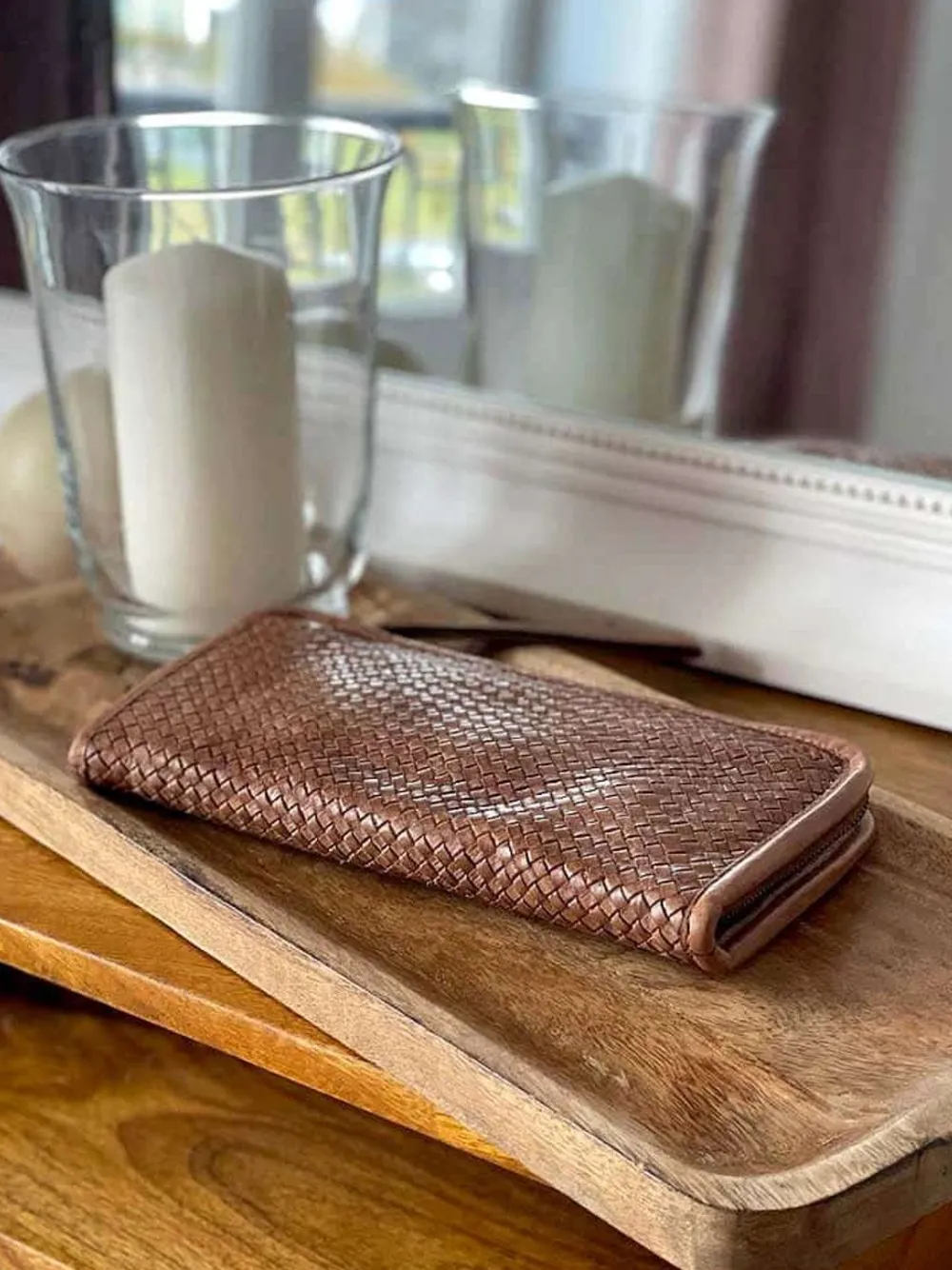 Discount Portefeuille Compagnon Marron Taupe Hector Femmes Portefeuille & Compagnon