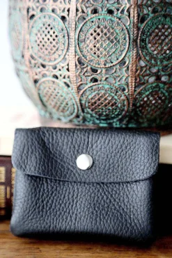 Hot Porte-Monnaie Noir Chayna Femmes Porte-Monnaie