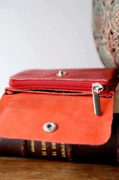 Shop Porte-Monnaie Rouge Awa Femmes Porte-Monnaie