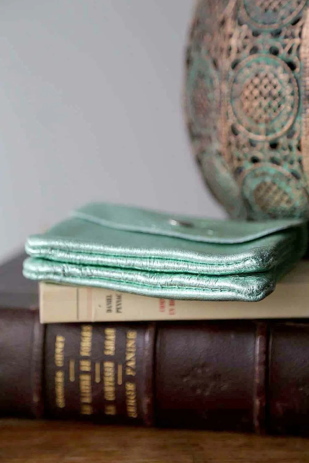 Sale Porte-Monnaie Vert Eau Pastel Awa Femmes Porte-Monnaie