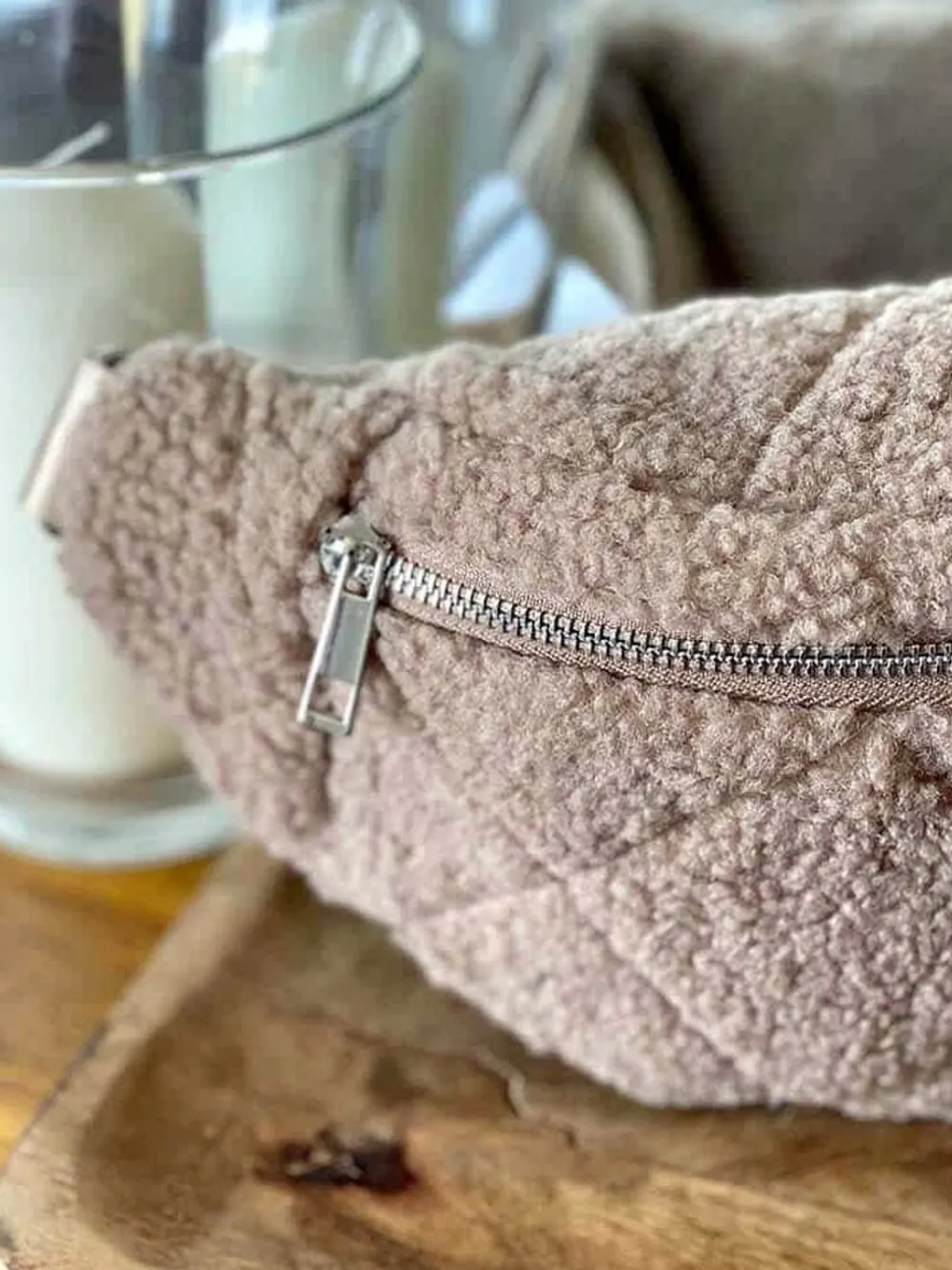 Shop Sac Banane Marron Taupe Solvig Femmes Sac Banane