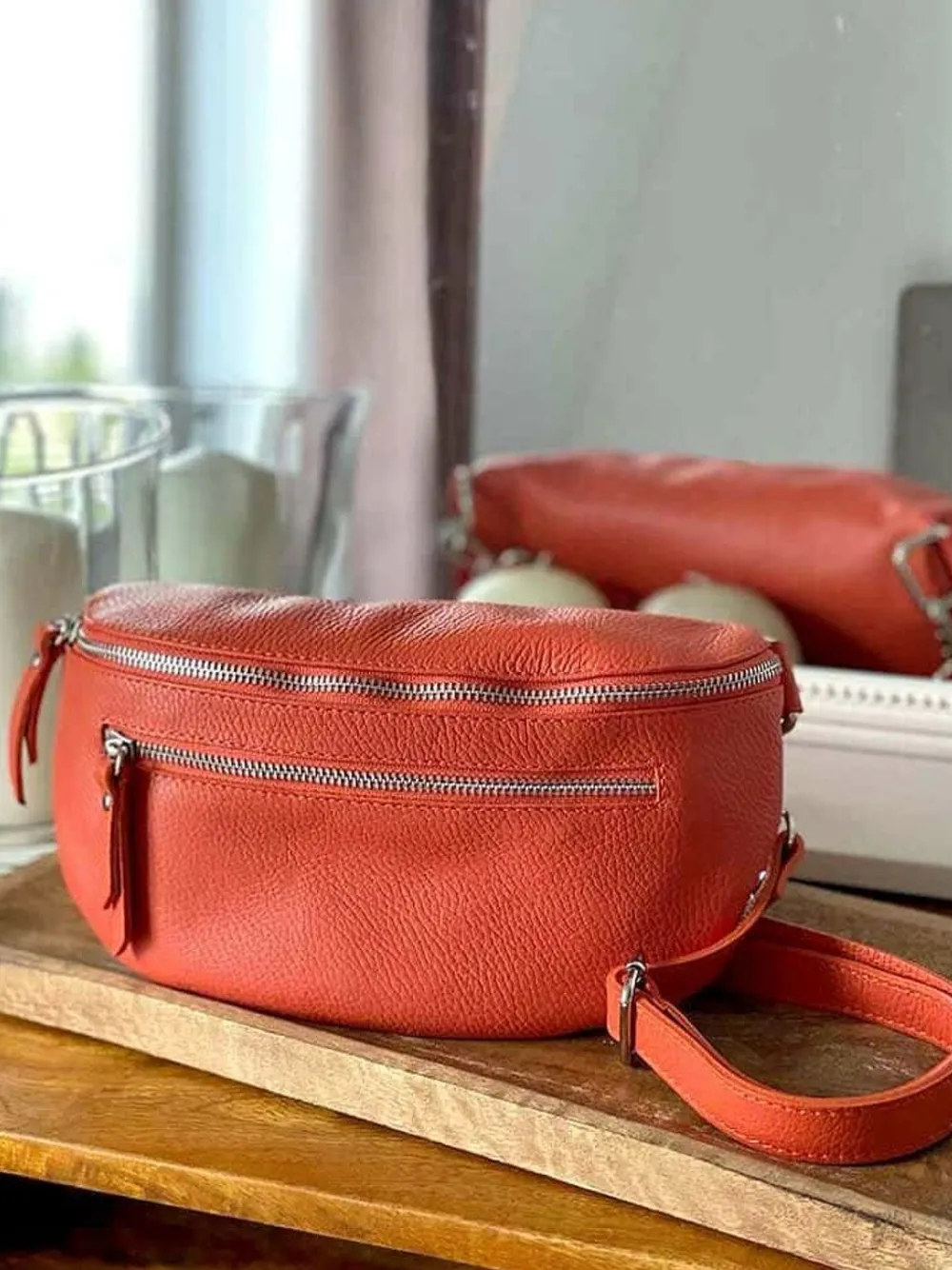 Discount Sac Banane Orange Chelby Femmes Sac Banane