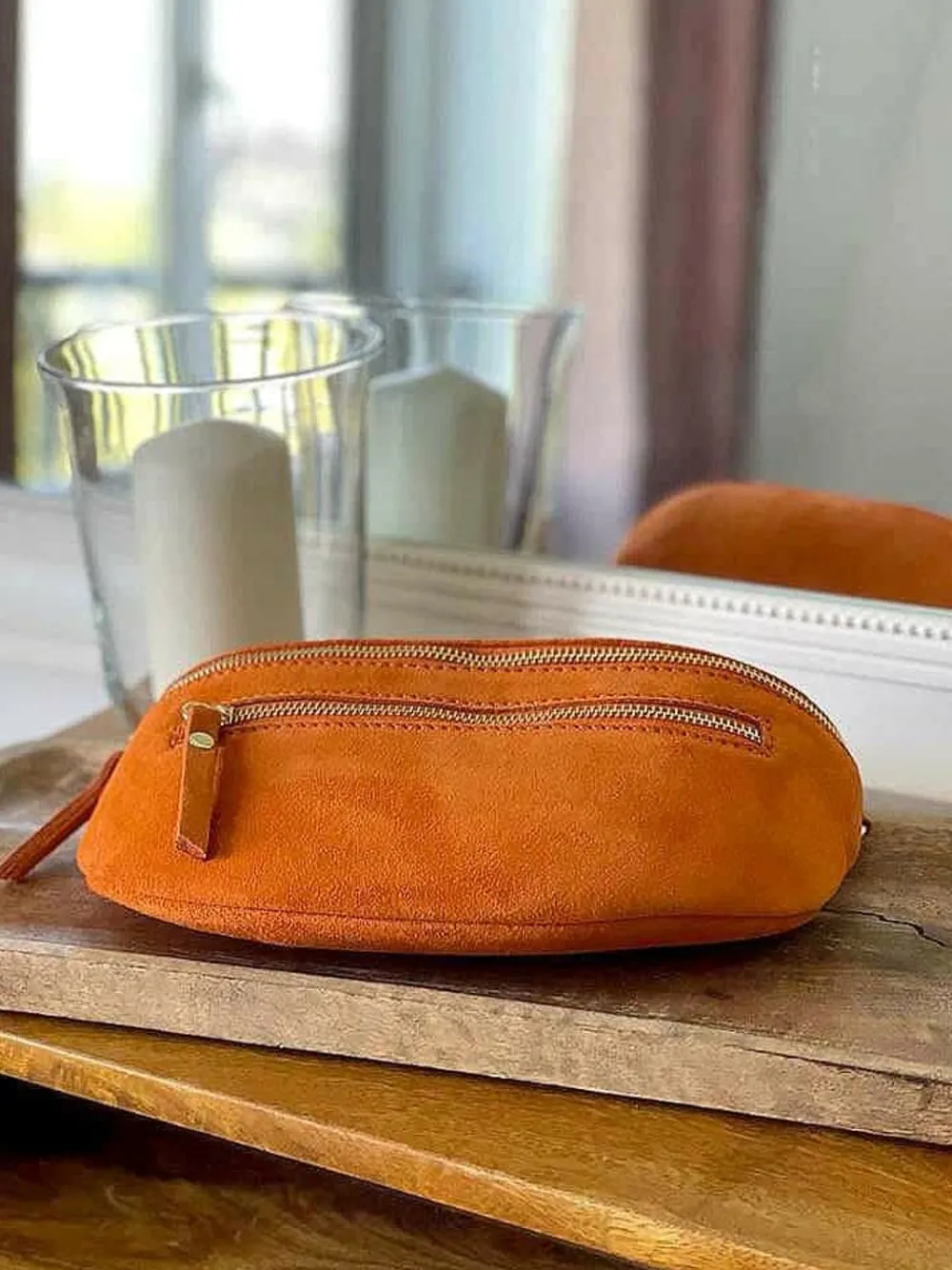 Store Sac Banane Orange Dana Femmes Sac Banane