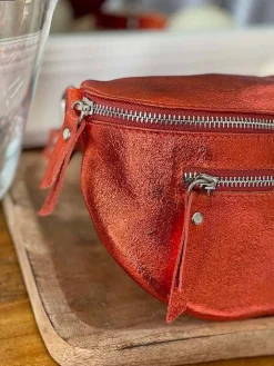 Sale Sac Banane Orange June Femmes Sac Banane