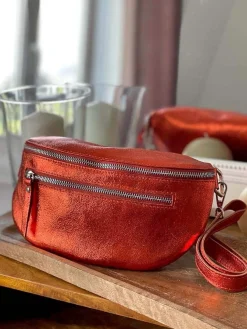 Sale Sac Banane Orange June Femmes Sac Banane