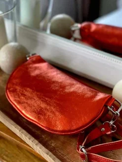 Sale Sac Banane Orange June Femmes Sac Banane