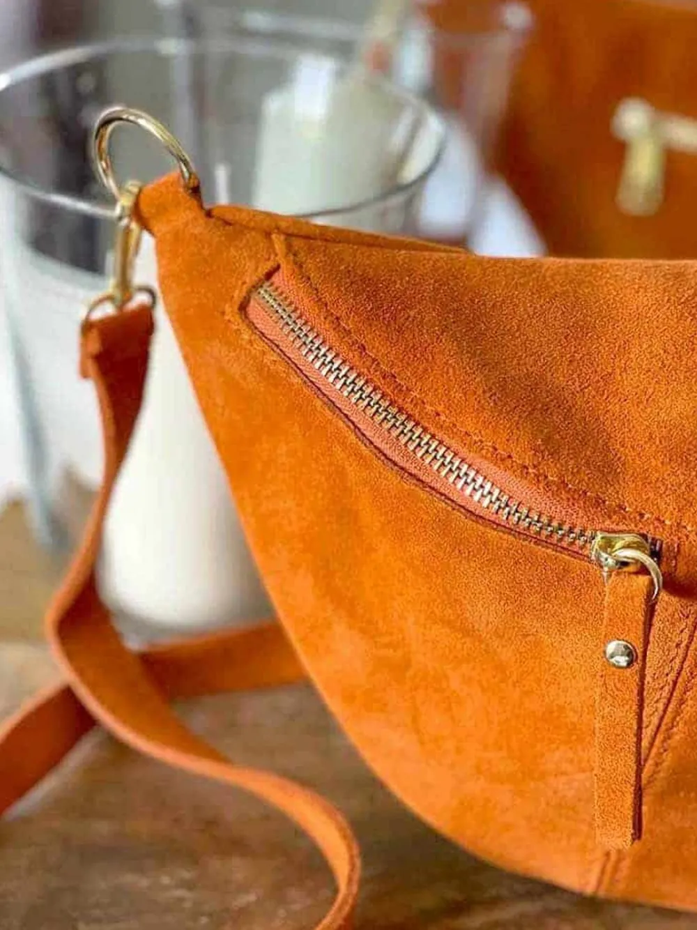 New Sac Banane Orange Xl Anika Femmes Sac Banane