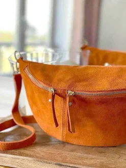 New Sac Banane Orange Xl Anika Femmes Sac Banane