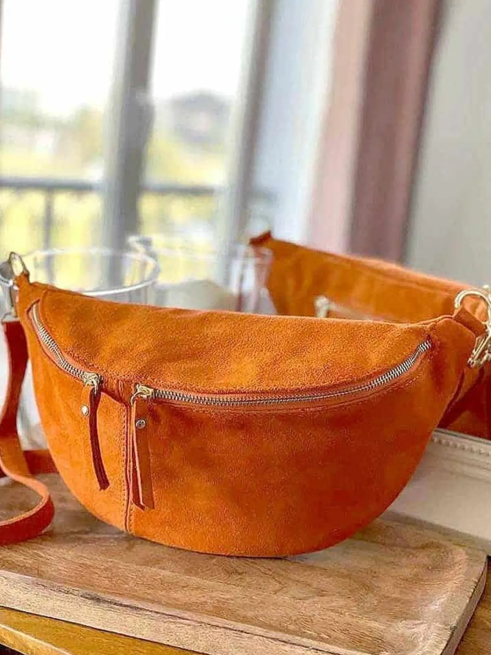 New Sac Banane Orange Xl Anika Femmes Sac Banane