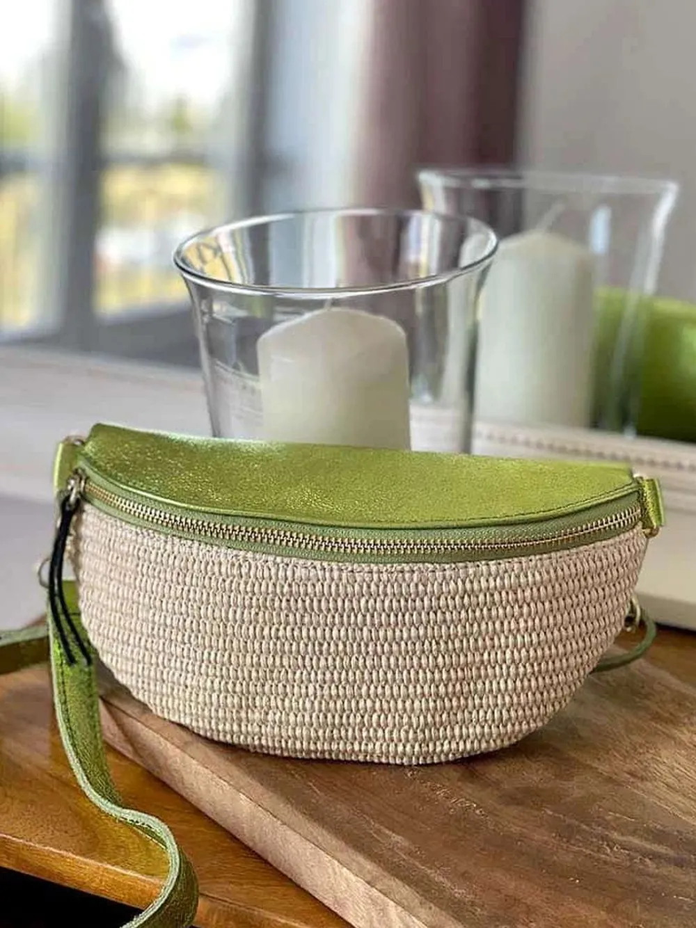 Sale Sac Banane Vert Anis Ojala Femmes Sac Banane