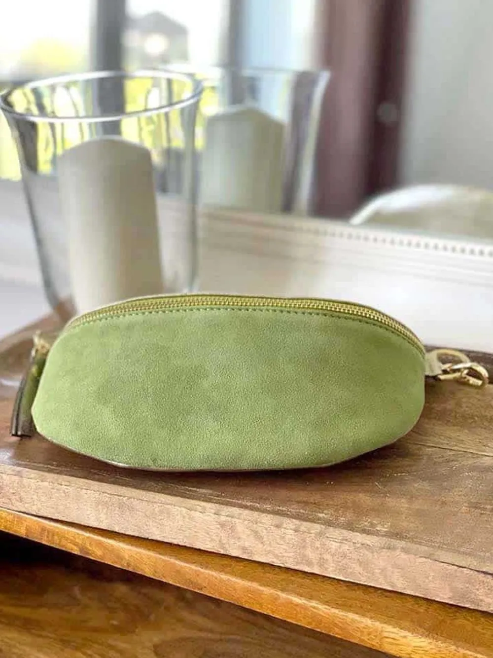 Best Sale Sac Banane Vert Anis Vaelle Femmes Sac Banane