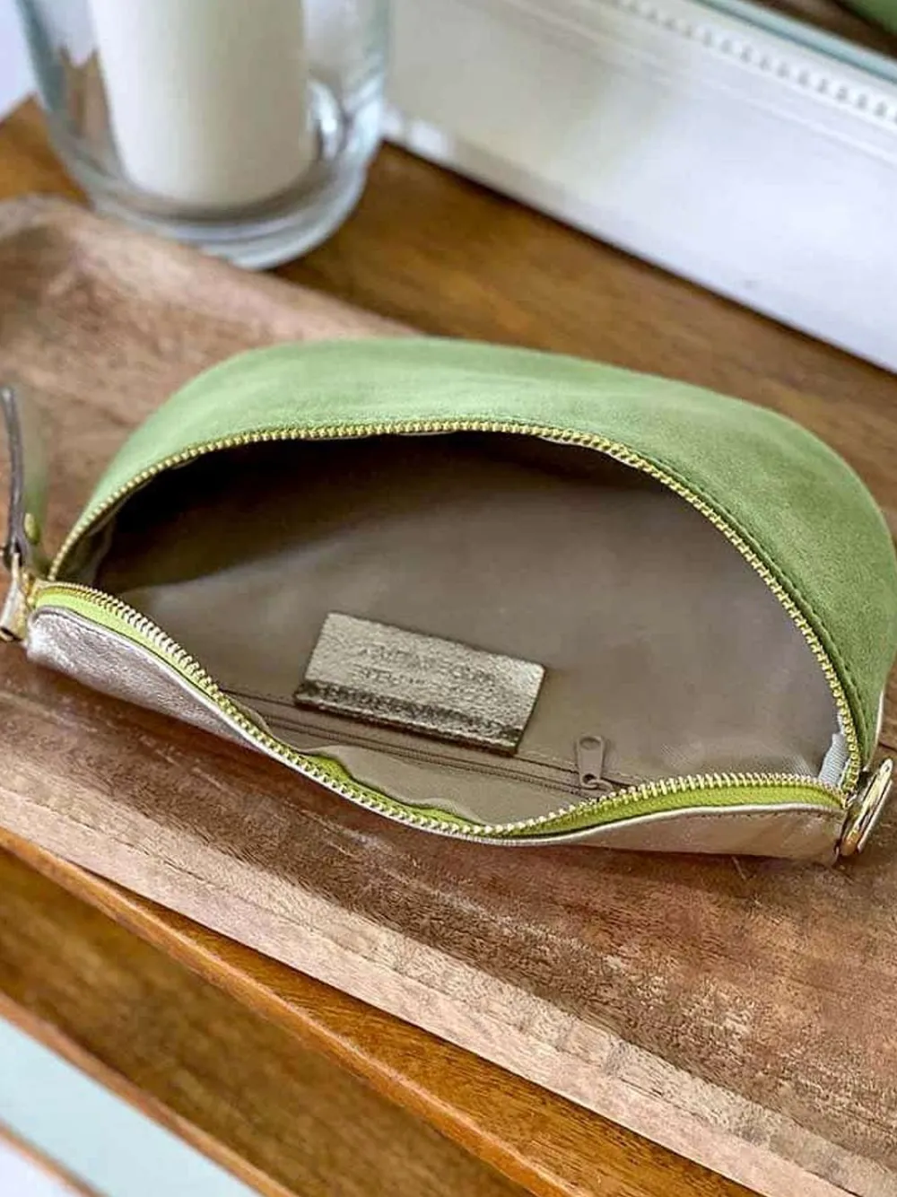 Best Sale Sac Banane Vert Anis Vaelle Femmes Sac Banane