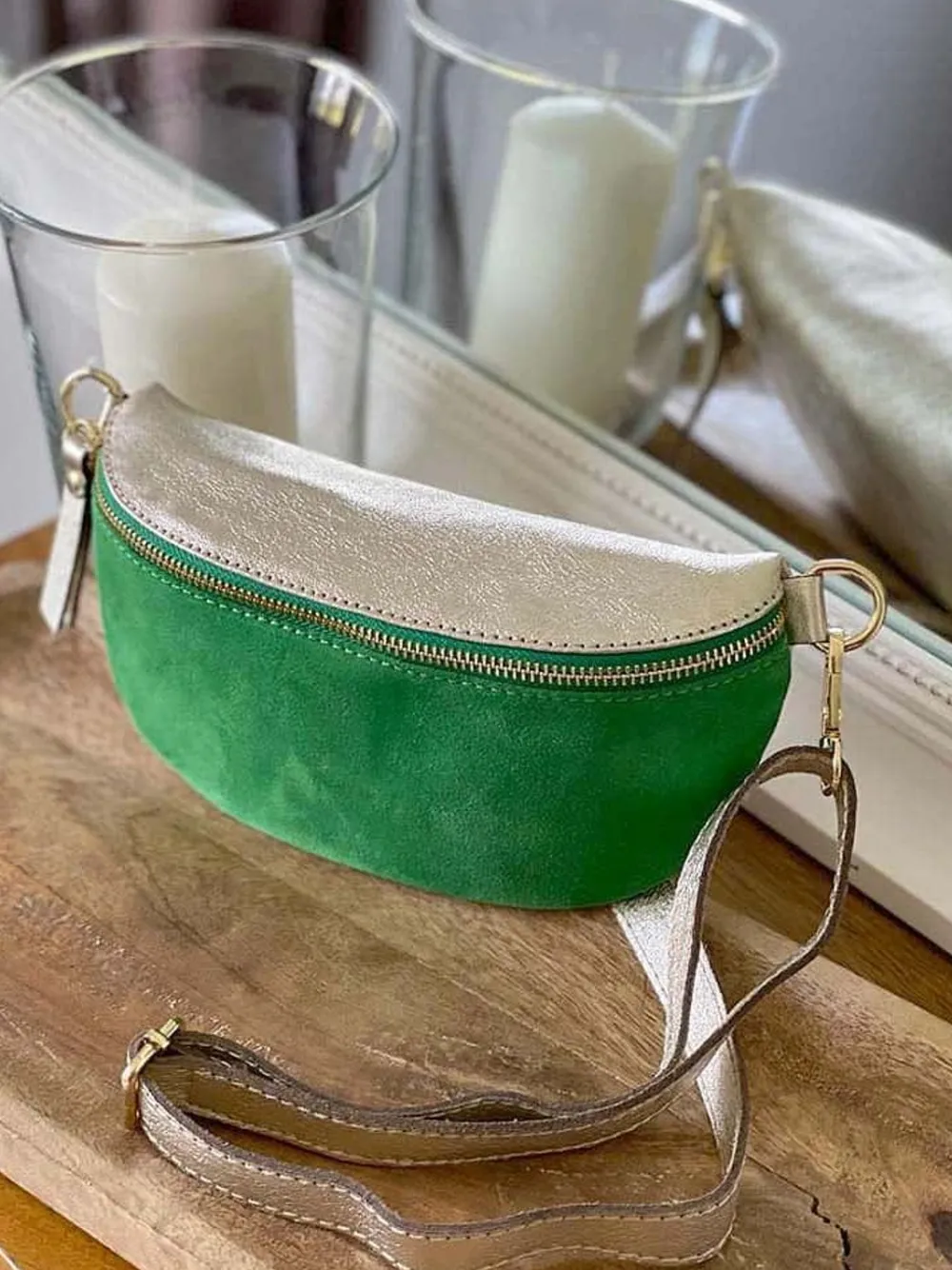 Flash Sale Sac Banane Vert Flash Vaelle Femmes Sac Banane