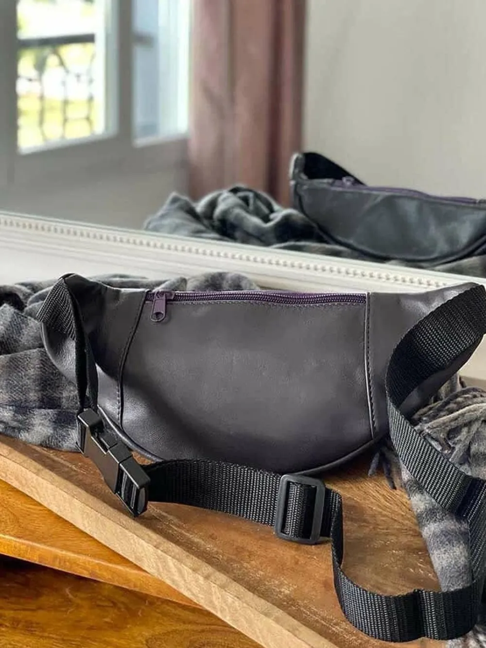 Outlet Sac Banane Violet Blake Homme Sac Homme