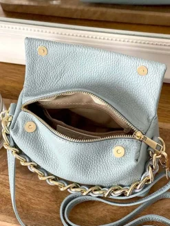 Hot Sac Bleu Ciel Clover Femmes Sac Porte Epaule Avec Sangle