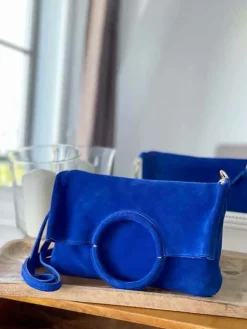 Hot Sac Bleu Flash Marina Femmes Petit Sac