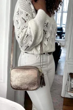Fashion Sac Dore Champagne Jazz Femmes Sac À Main Camera