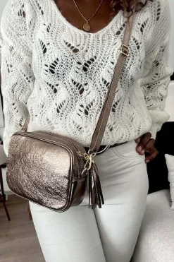 Fashion Sac Dore Champagne Jazz Femmes Sac À Main Camera