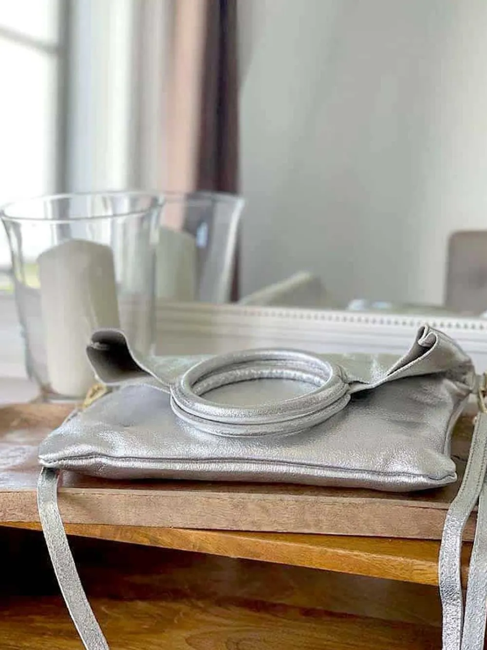 Discount Sac Gris Argent Scarlett Femmes Petit Sac