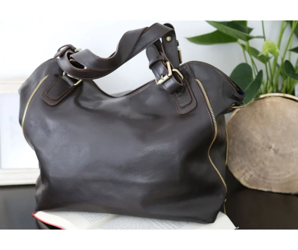 Cheap Sac Marron Cafe Cyrielle Femmes Sac Format A4 Et +