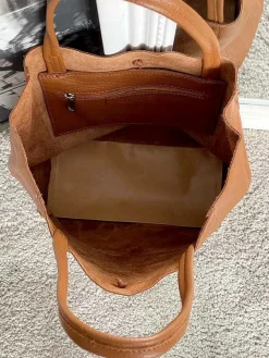 Discount Sac Marron Camel Agata Femmes Sac Format A4 Et +