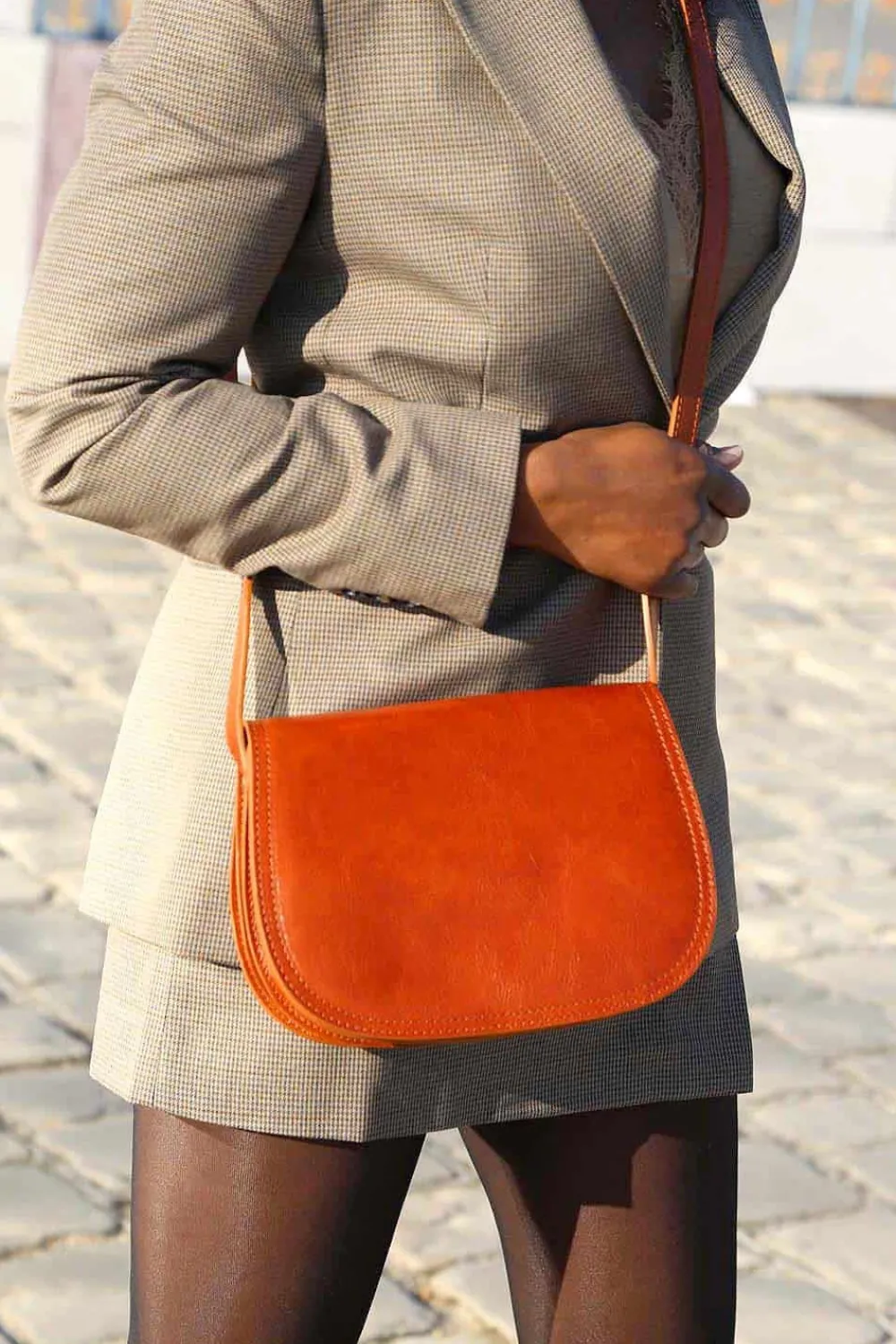 Best Sac Marron Camel Marlow Femmes Sac Porte Epaule Avec Sangle