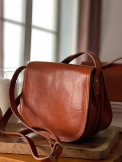 Best Sac Marron Camel Marlow Femmes Sac Porte Epaule Avec Sangle